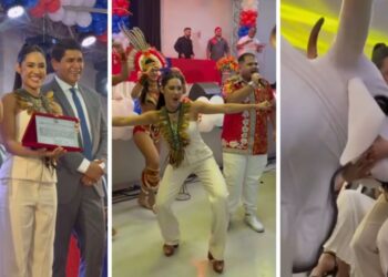 Isabelle recebeu o título de Embaixadora do Festival Folclórico de Parintins Reprodução/Instagram