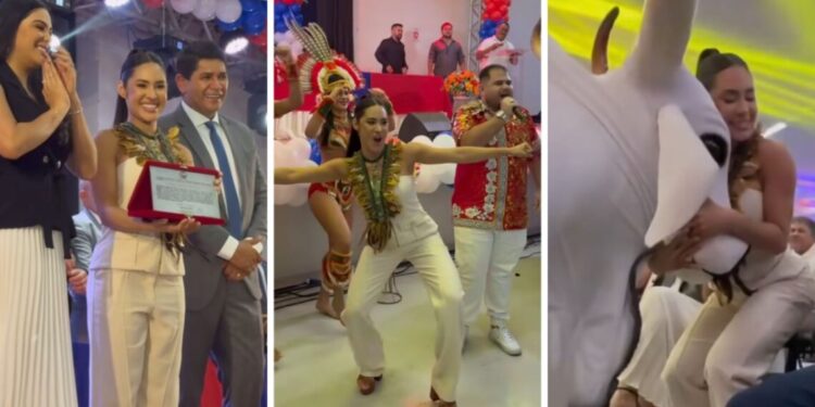 Ex-BBB Isabelle é nomeada como Embaixadora do Festival Folclórico de Parintins