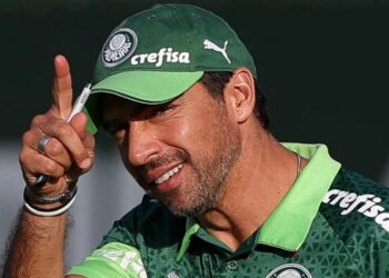 Abel Ferreira, técnico do Palmeiras. César Greco / Palmeiras