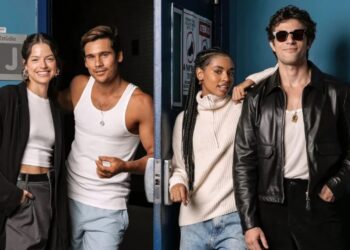 Chay Suede, Gabz, Ágatha Moreira e Nicolas Prattes estão no elenco de "Mania de Você" Globo / Manoella Mello