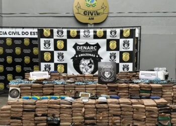 Apreensão de meia toneladas de drogas avaliadas em R$ 7,5 milhões Beatriz Sampaio/PC-AM.