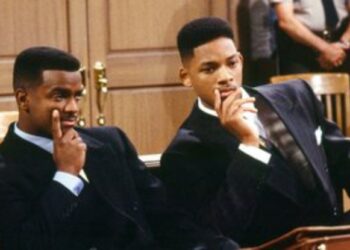 Alfonso Ribeiro e Will Smith em "Um Maluco no Pedaço" Reprodução/ NBC