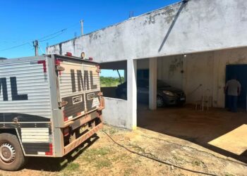 Corpo de idoso é encontrado em chácara de Palmas — Foto: Cínthia Ribeiro/TV Anhanguera