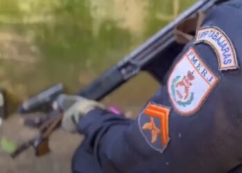 PM é preso acusado de roubo na zona oeste do Rio de Janeiro Reprodução/Redes Sociais