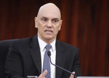 Moraes participou de seminário para discutir impacto da inteligência artificial (IA) nos processos eleitorais, em Brasília Alejandro Zambrana/Secom/TSE