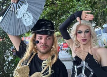 Fãs fizeram competição de vogue e dublagem ao som de "Vogue", da Madonna Giovanna Bronze/CNN Brasil