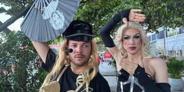 Fãs fizeram competição de vogue e dublagem ao som de "Vogue", da Madonna
Giovanna Bronze/CNN Brasil