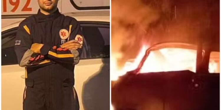 Equipe do Samu faz homenagem a técnico de enfermagem que morreu carbonizado em acidente: ‘Tinha a vida pela frente’