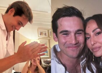 Nicolas Prattes publicou foto ao lado de Sabrina Sato em seu aniversário de 27 anos, comemorado neste sábado (4) Redes Sociais/Reprodução