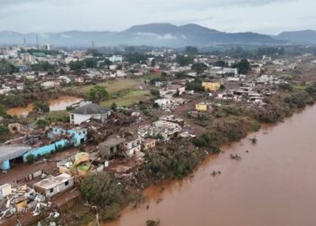 Imagens da destruição em Arroio do Meio Foto: Divulgação