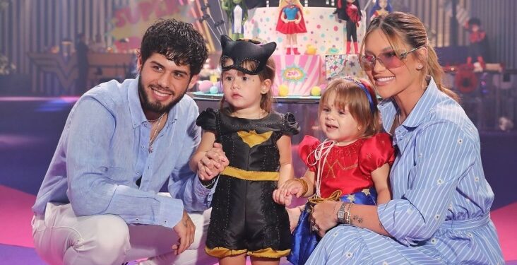 Virginia e Zé Felipe celebram aniversário de 3 anos da filha