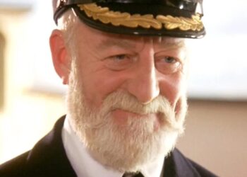 Bernard Hill como capitão Edward James Smith em "Titanic" (1997) CBS via Getty Images