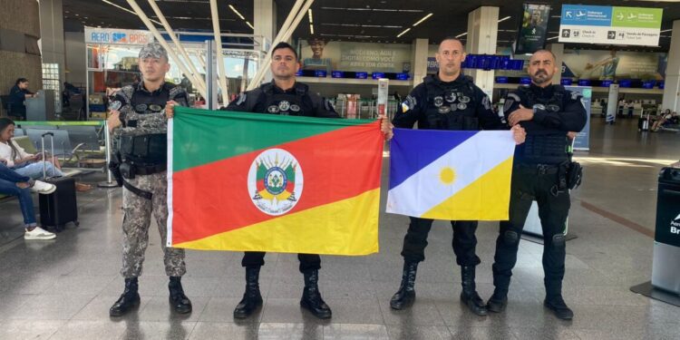 Policiais penais do Tocantins atuam em ações humanitárias no Rio Grande do Sul, dentro e fora do sistema penitenciário