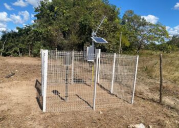 Estação Hidrometeorológica de Praia Alta, instalada na montante das estações da Bacia Hidrográfica do Rio Formoso