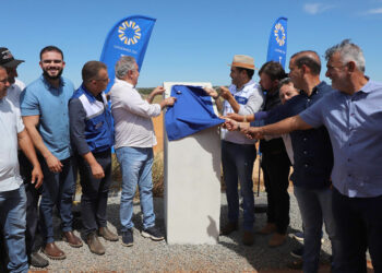 Governador Wanderlei Barbosa, inaugurou mais de 30 km de pavimentação na rodovia TO-020, em Campos Lindos, na manhã deste sábado, 15
