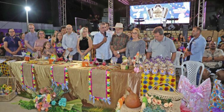 Governador em exercício, Amélio Cayres, participa da abertura do maior arraial do Bico do Papagaio, em Augustinópolis