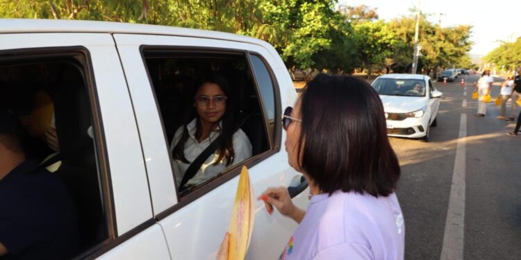 Iniciativa da Secretaria da Mulher, em parceria com o Detran, conscientiza homens e mulheres em todo Tocantins sobre violência no trânsito