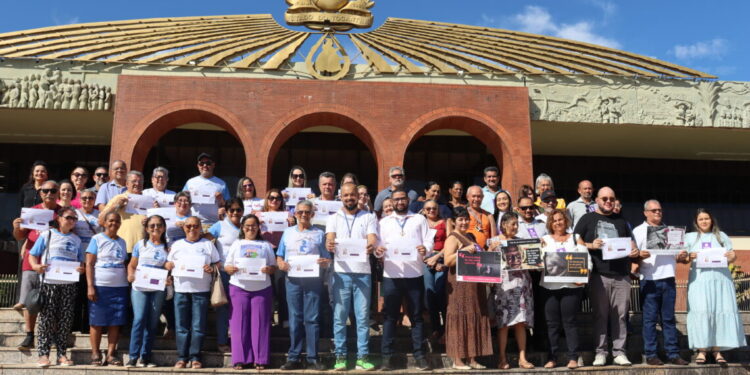 alerta para a sociedade propõe o fim da violência contra a pessoa idosa. Créditos: Marco Antônio Gama/Governo do Tocantins
