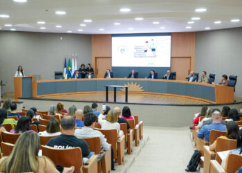 Durante o lançamento do curso Promoção da Cultura da Paz e Prevenção da Violência nos Contextos Escolares, Marques Cristiana, destacou a importância das parcerias com as diversas instituições para o sucesso da iniciativa  - Foto: Francisca Coelho/ Ministério Público do Tocantins