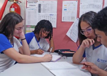 Inscritos no Enem, os estudantes reforçam os estudos para terem um bom desempenho na avaliação