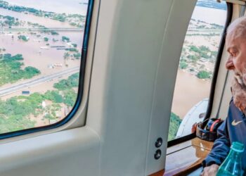 O presidente Luiz Inácio Lula da Silva já esteve no Rio Grande do Sul após a calamidade e voltará ao estado na quinta