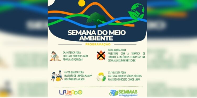 Prefeitura de Lajeado promove Semana do Meio Ambiente com uma série de atividades; confira a programação.