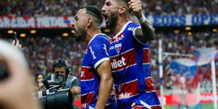 Moisés e Lucero marcaram no jogo de ida
Reprodução/X/CopaNordesteCBF