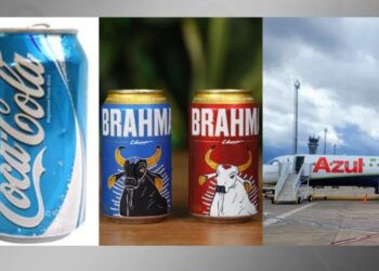 Marcas mudam cor devido à rivalidade no Festival de Parintins Reprodução