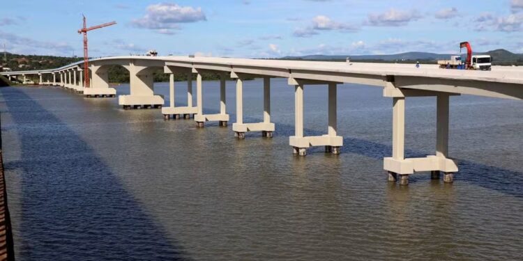 Ponte de Porto Nacional em abril de 2024 — Foto: Esequias Araujo/Governo do Tocantins