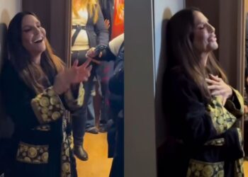 Ivete Sangalo ganhou festa surpresa de aniversário Reprodução/Instagram