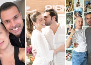 Fabiana Justus e seu marido, Bruno Levi D'Ancona Reprodução/Instagram