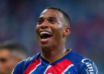 Jean Lucas marcou o gol da vitória do Bahia contra o Fortaleza Jhony Pinho/ Agif/Gazeta Press