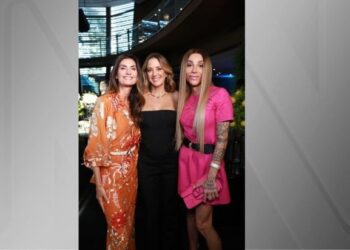 Isabella Fiorentino, Ticiane Pinheiro e Maya Massafera Crédito: Divulgação/Iude