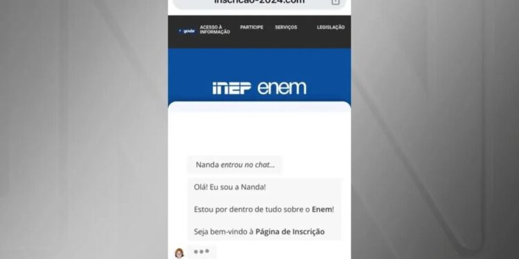Enem 2024: golpistas criam página falsa para roubar dinheiro da inscrição