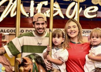 Virginia e Zé Felipe levam as filhas Maria Alice e Maria Flor para o circo pela 1ª vez Crédito: Cristiano Borges/AgNews