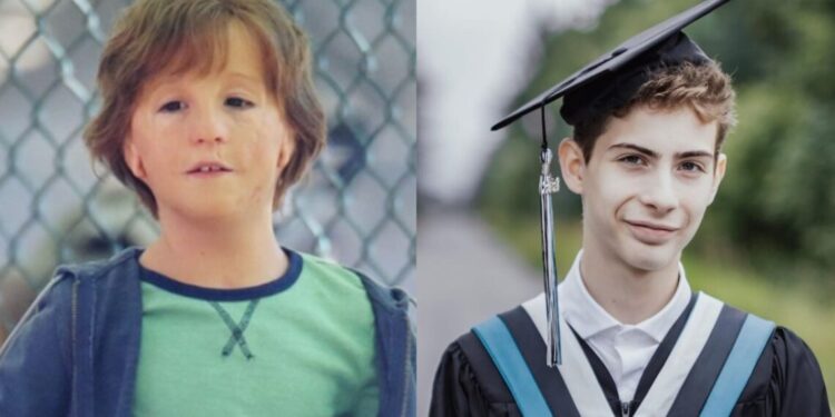 Ele cresceu! Ator de “Extraordinário” posta foto da formatura e surpreende fãs