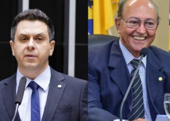 Ex-deputado Tiago Dimas e o atual Lázaro Botelho (Foto: Montagem CT)