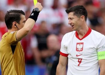Lewandowski jogou apenas cerca de 30 minutos na Euro antes da eliminação da Polônia Julian Finney/Getty Images