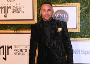 Anfitrião da noite, Neymar o 4º leilão do Instituto Projeto Neymar Jr. no Clube Monte Líbano Crédito: Marcelo Sá barretto e Van Campos/ Agnews