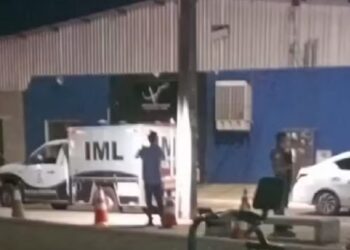 Vendedor foi espancado e morto em praça — Foto: Reprodução/Redes Sociais