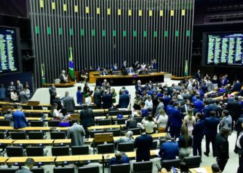 Plenário da Câmara dos Deputados durante sessão conjunta do Congresso Nacional destinada à deliberação dos vetos
Waldemir Barreto/Agência Senado