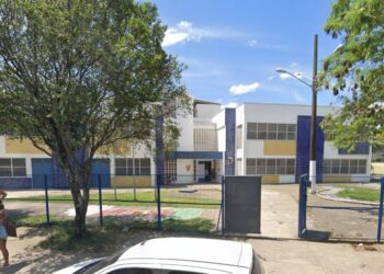 Espaço de Desenvolvimento Infantil Renée Biscaia Raposo, no bairro Cosmos, zona oeste do Rio de Janeiro. Google Maps