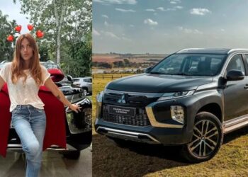 Giovanna Ewbank posa orgulhosa com novo carro: Pajero Sport Reprodução/Giovanna Ewbank