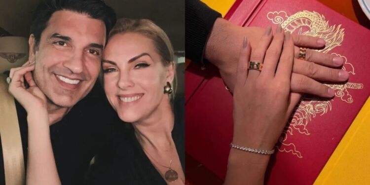 Ana Hickmann é pedida em casamento por Edu Guedes em Portugal