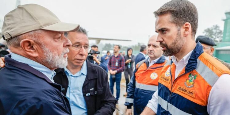 Lula e Leite estarão juntos em evento em Brasília nesta quarta-feira (5)