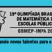 Alunos da rede municipal participam da 1ª fase de provas da Obmep nesta terça, 04
