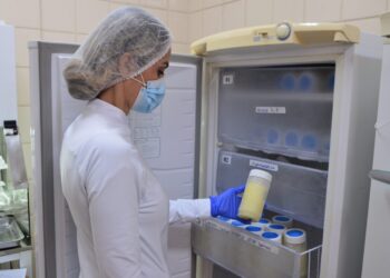 A doação de leite humano coordenado pelo Banco de Leite Humano traz benefícios aos recém-nascidos prematuros ou de baixo peso que estão internados em Unidades de Tratamento Intensivo neonatais