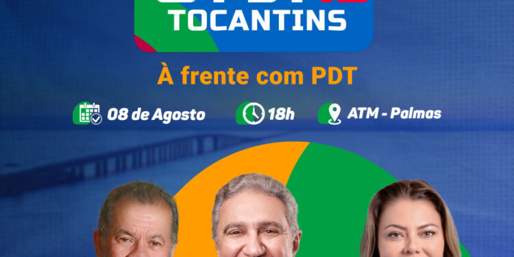 Comandado por Laurez, PDT realiza encontro estadual no dia 8 de agosto em Palmas