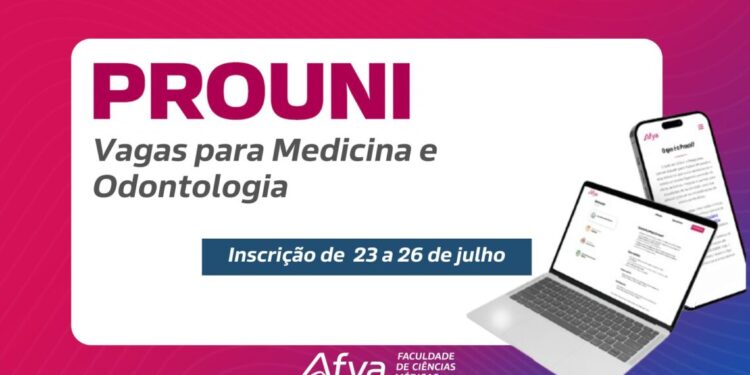 Afya Palmas abre processo seletivo PROUNI com vagas para Odontologia e Medicina