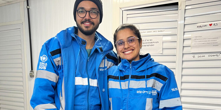 Enfermeiros do Tocantins participam da Força Nacional do SUS no Rio Grande do Sul